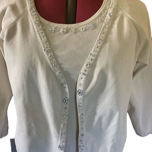 CABLE & Gauge sweater set size L - Picture 6 of 9